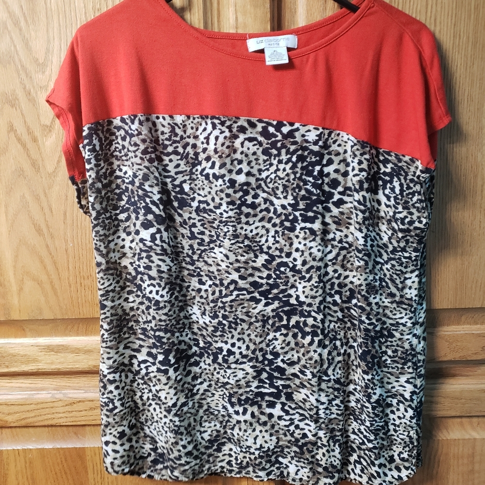 Leopard print top